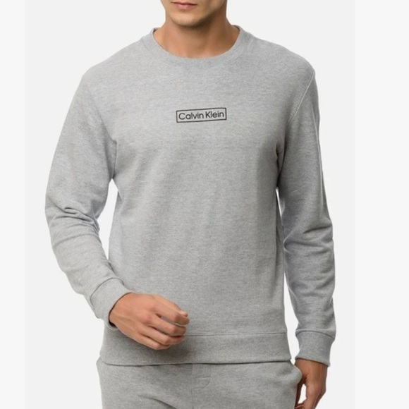 NWOT Calvin Klein Women's Reimagined Heritage Crewneck Sleep Sweatshirt XL - Picture 3 of 13